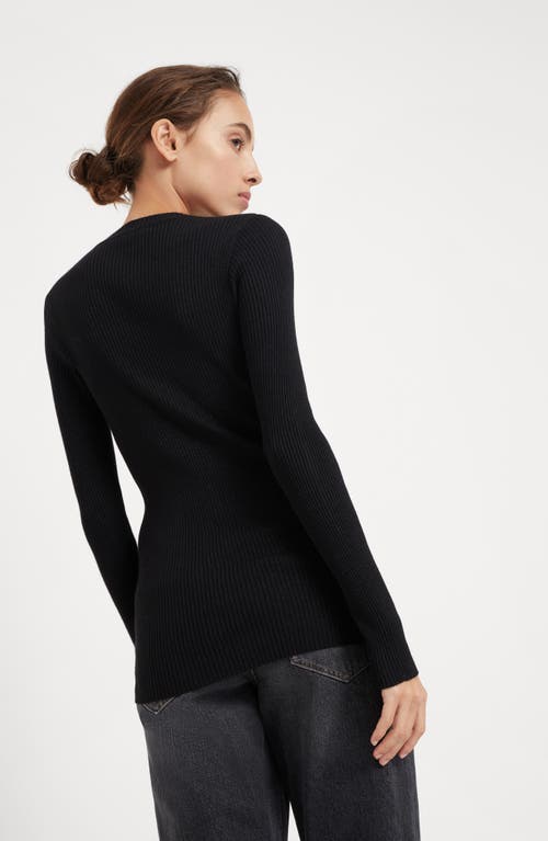 Brunello Cucinelli Lightweight Sweater In Black