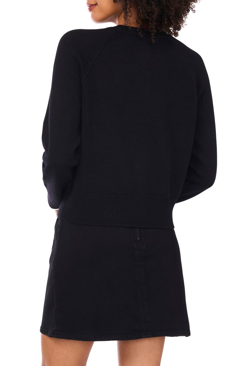 Vince Camuto Raglan Sleeve Cardigan, Alternate, color, 