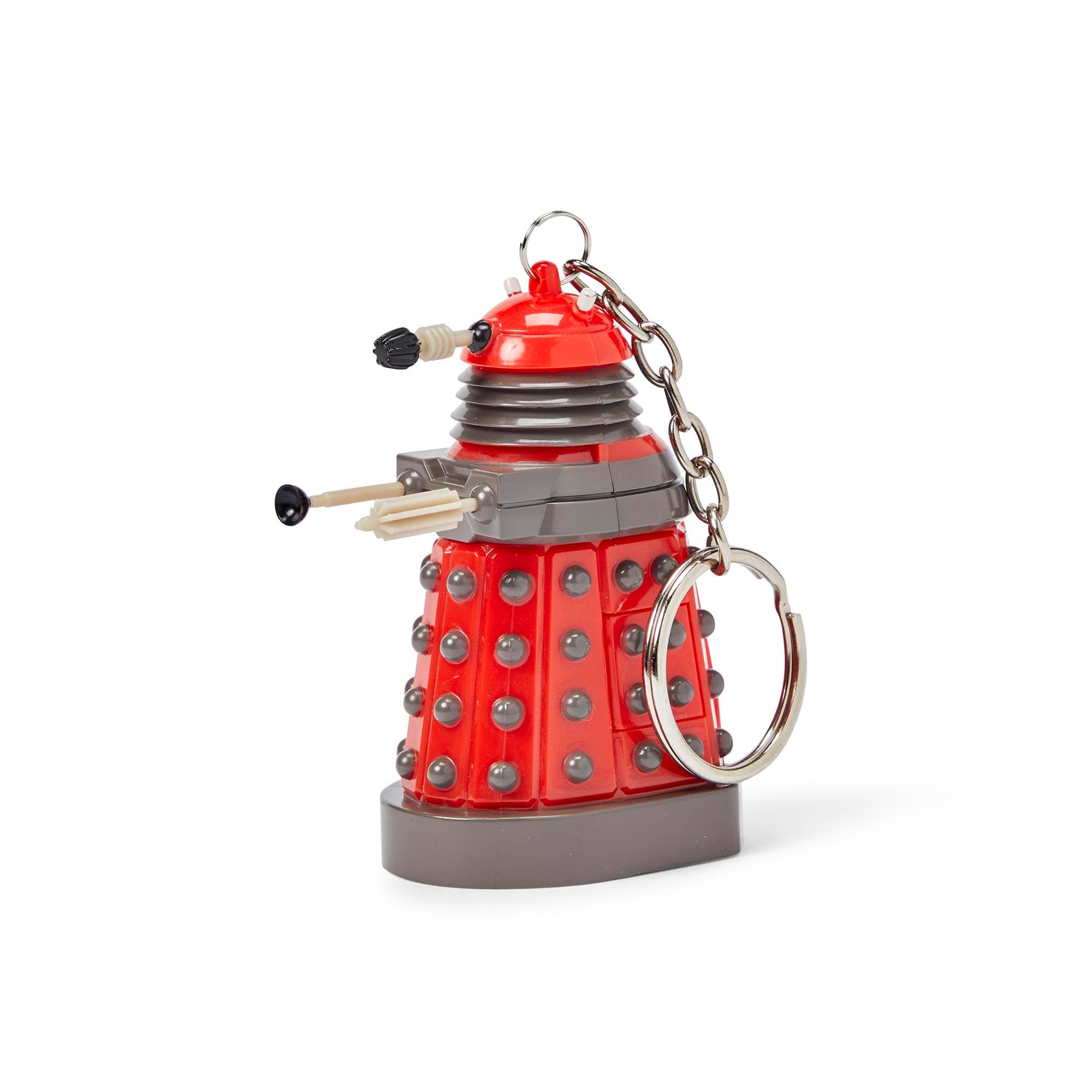Toynk Doctor Who Red Dalek Keychain Flashlight, Main, color, Red