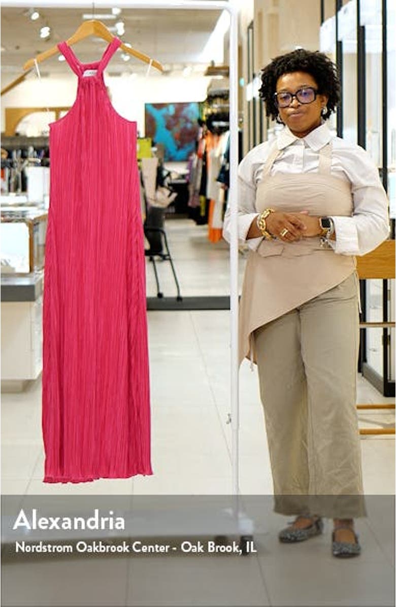 Melody Plissé Maxi Dress