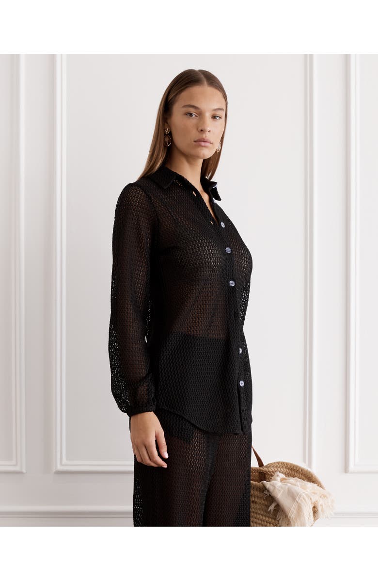 Aqua Blu Odilia Beach Shirt, Alternate, color, Fonce