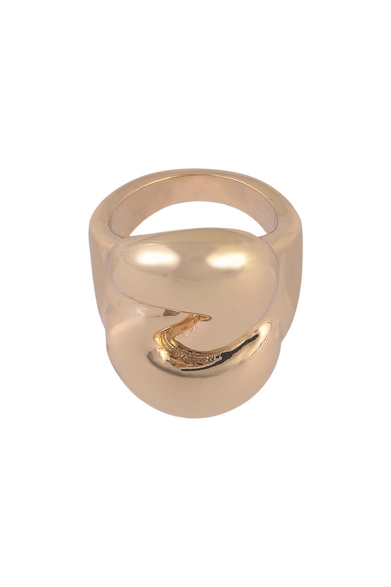 Knotted Cocktail Ring, Main, color, GOLD
