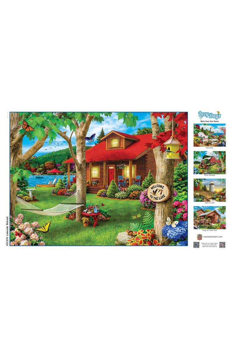 Lakeside Retreat 750 Piece Jigsaw Puzzle, Alternate, color, Multicolor