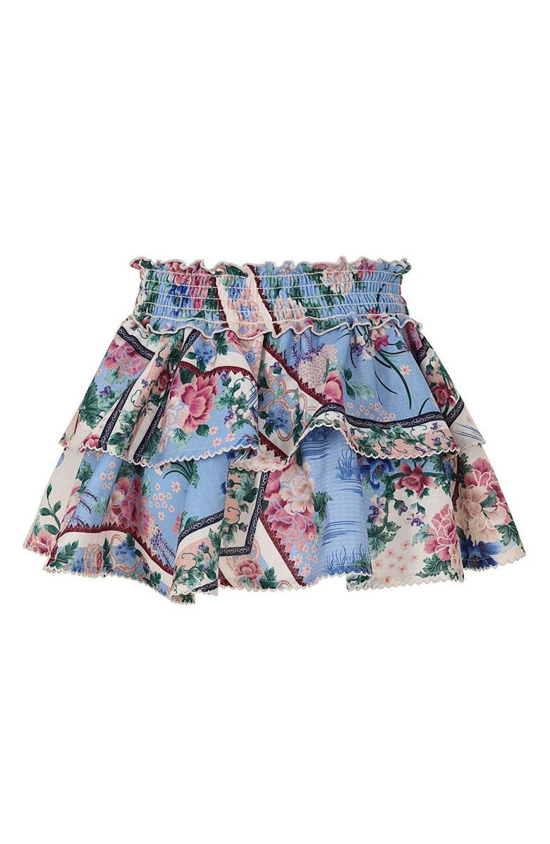 Agua Bendita Kids' Kavi Ivy Tiered Cover-Up Skirt, Alternate, color, Multicolor