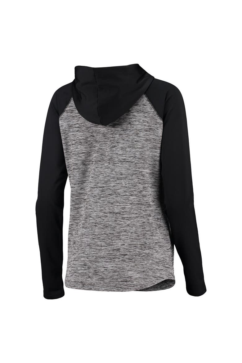 Women's G-III 4Her by Carl Banks Heathered Gray/Black Carolina Panthers Championship Ring Pullover Hoodie, Alternate, color, Heather Gray