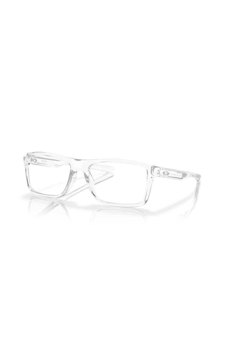 59mm Rectangle optical glasses, Main, color, Transparent