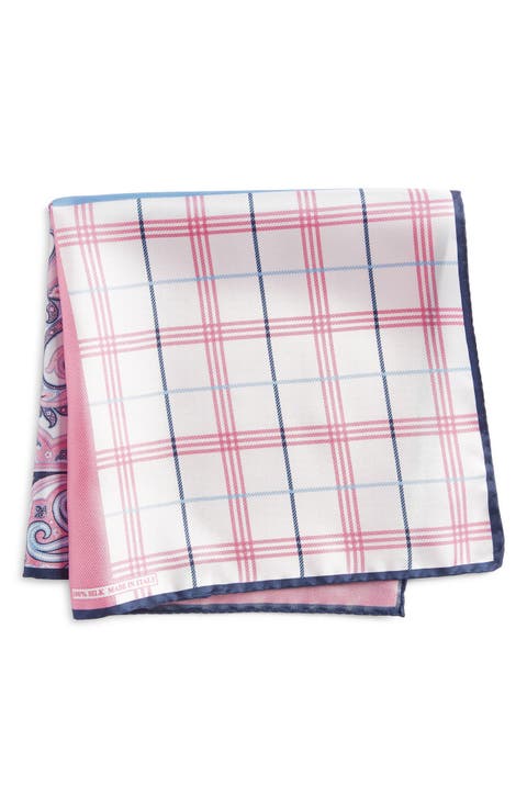 Four Panel Silk Pocket Square