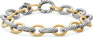 David Yurman Oval Link Chain Bracelet in Sterling Silver 
18K Gold, 10mm