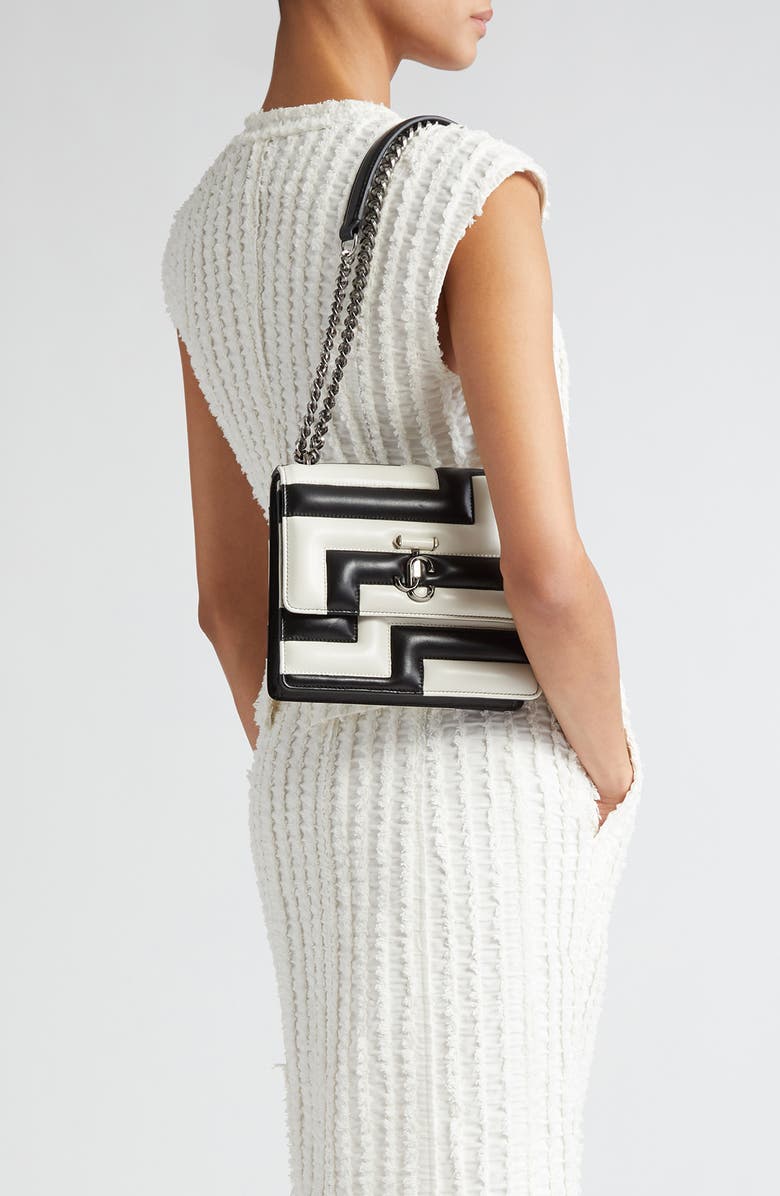 Jimmy Choo Avenue Quad Quilted Leather Shoulder Bag, Alternate, color,