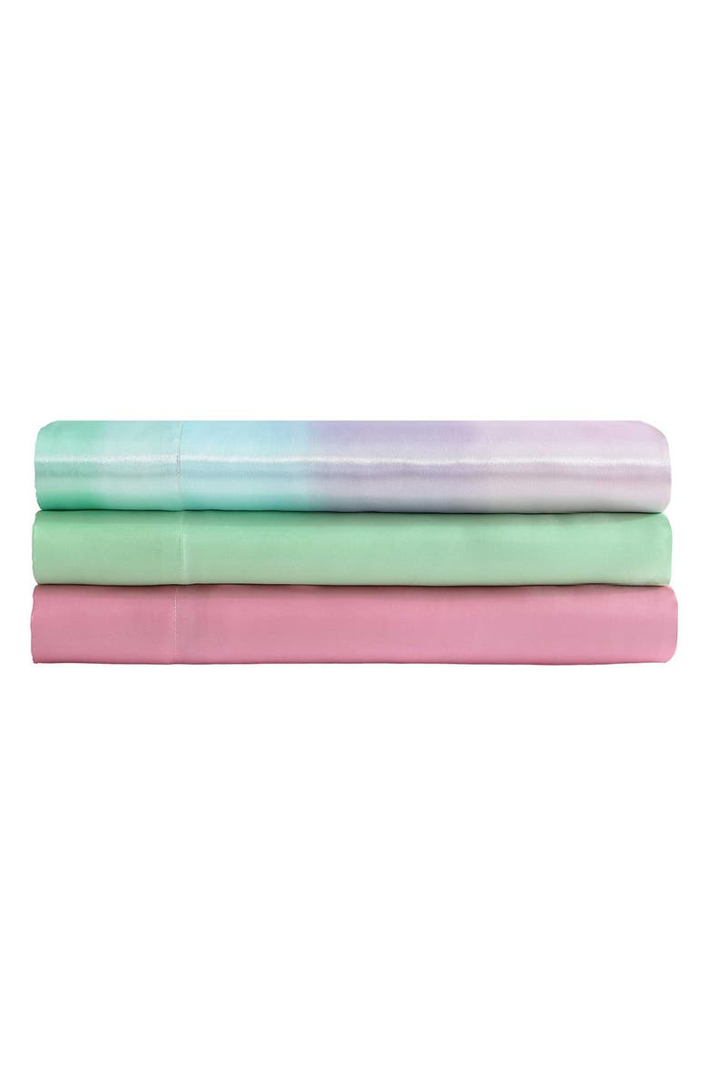 Betsey Johnson Pastel Ombré Sheet Set, Alternate, color, Pastel Blue