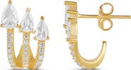 SHYMI Pavé Cubic Zirconia Wrap Hoop Earrings
