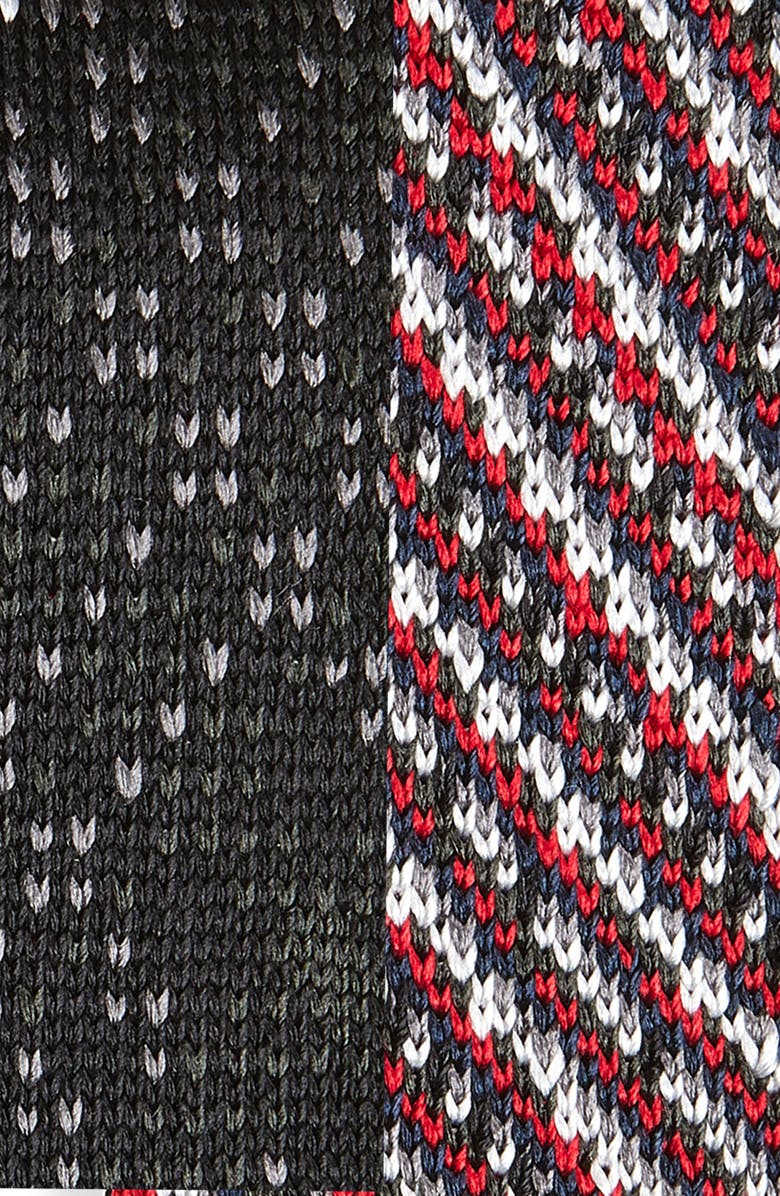 Thom Browne Silk Jacquard Tie, Alternate, color, Black