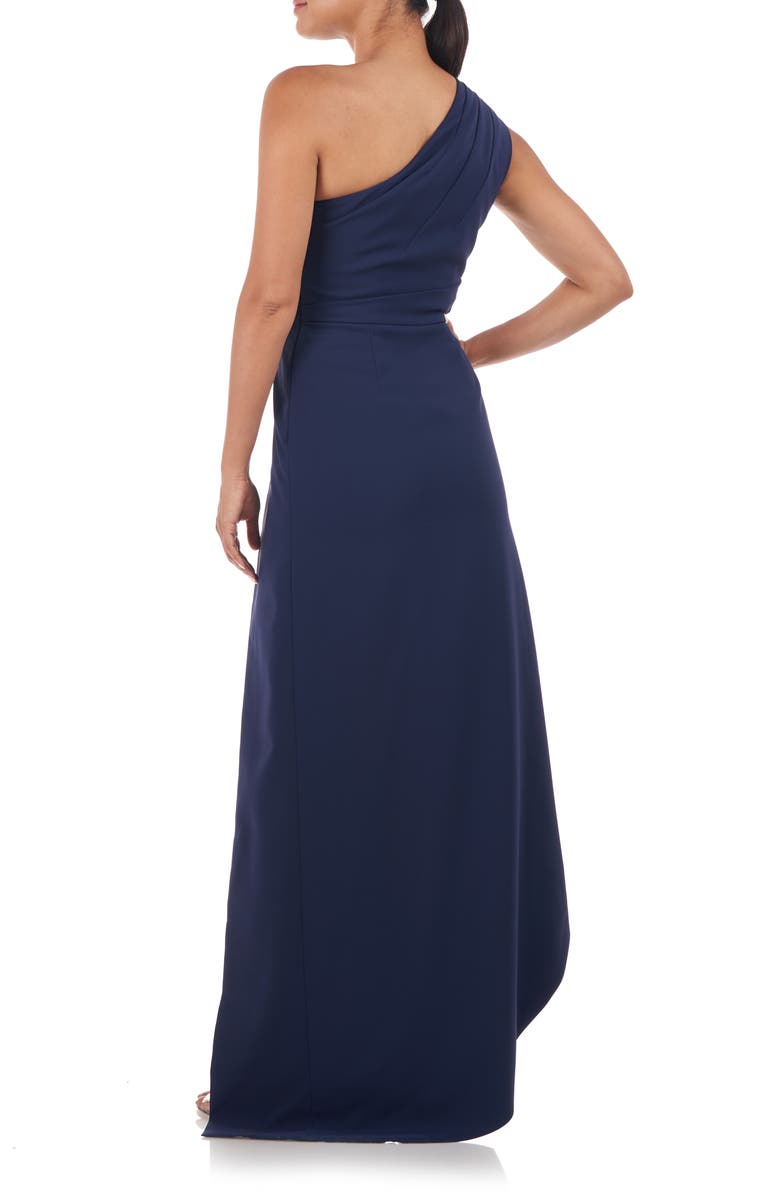 Kay Unger Riley Asymmetric One-Shoulder Jumpsuit, Alternate, color,