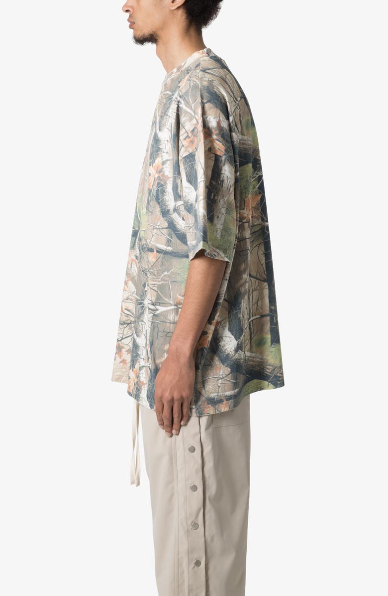 mnml Vintage Camo Print Oversize Cotton T-Shirt, Alternate, color, 