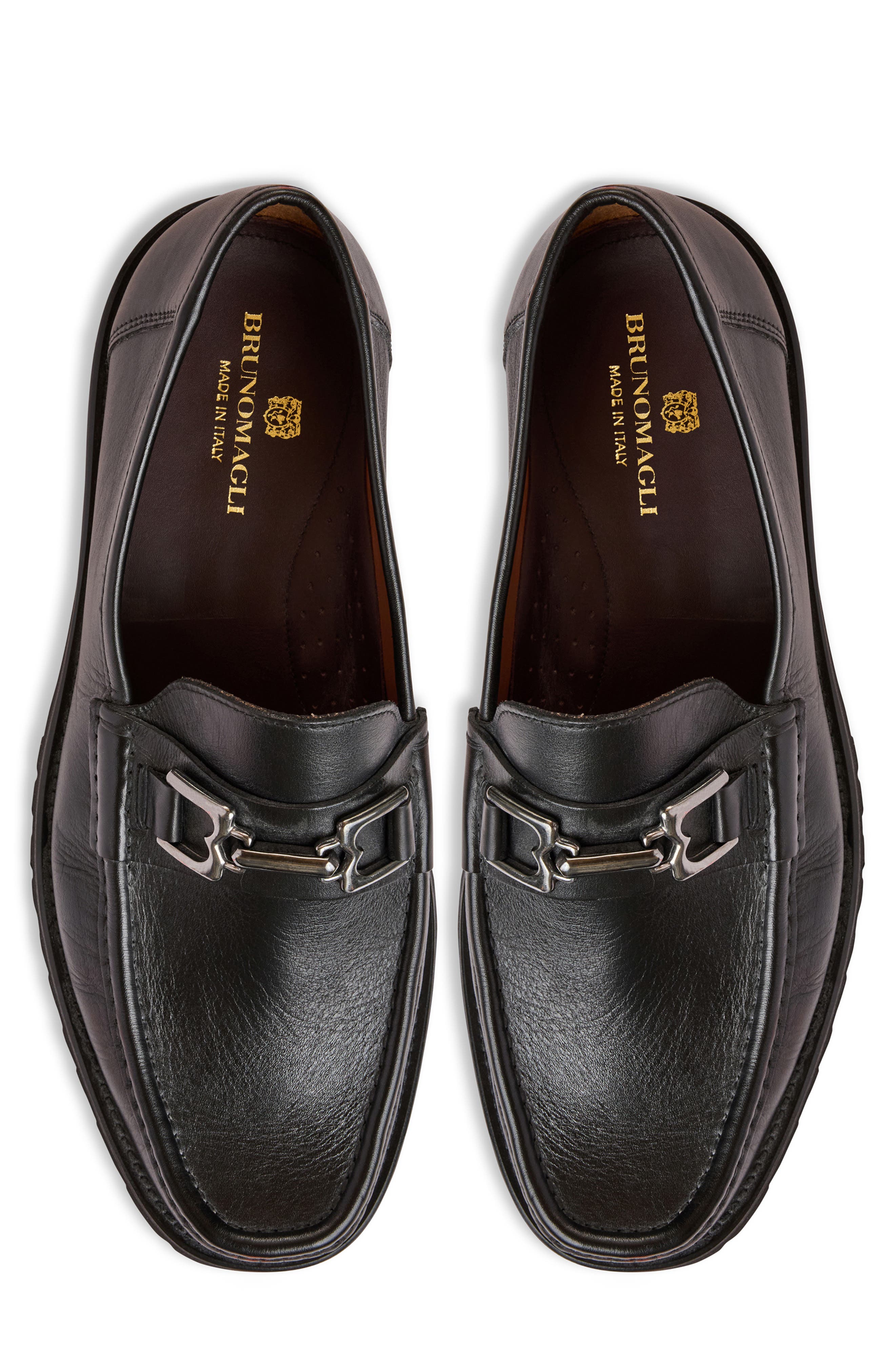 Bruno Magli Rocky Bit Loafer, Alternate, color, Black