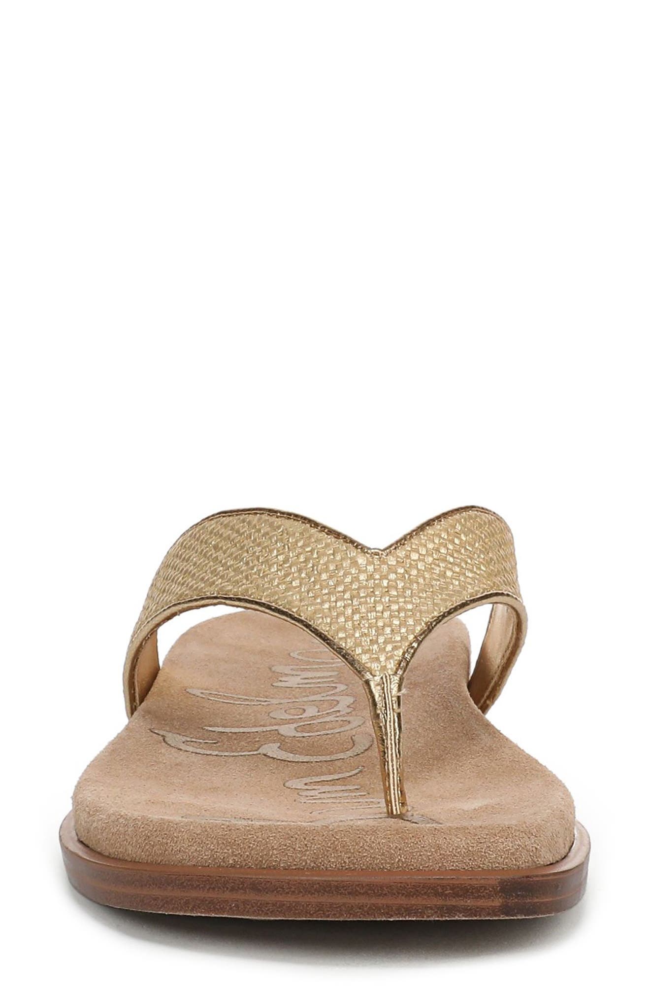 Lila Flip Flop, Alternate, color, AMBER GOLD