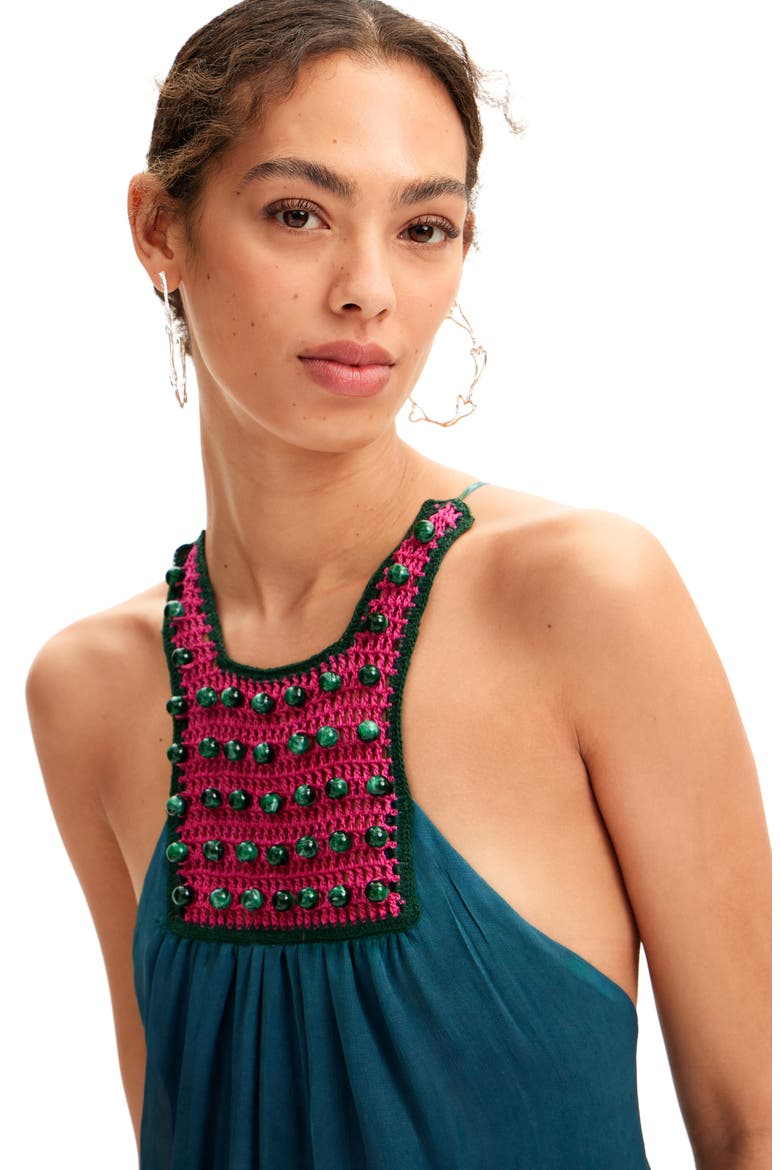 Eolias Sleeveless Cover-Up Dress, Alternate, color, GREEN