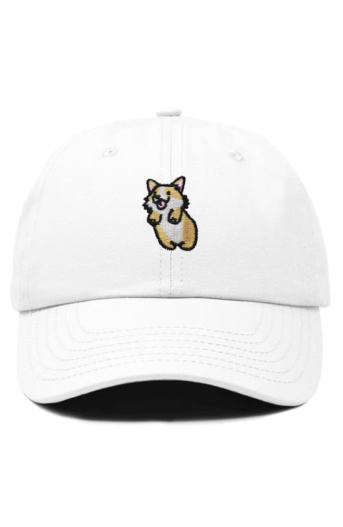 DALIX DALIX LEAPING CORGI EMBROIDERED CAP 