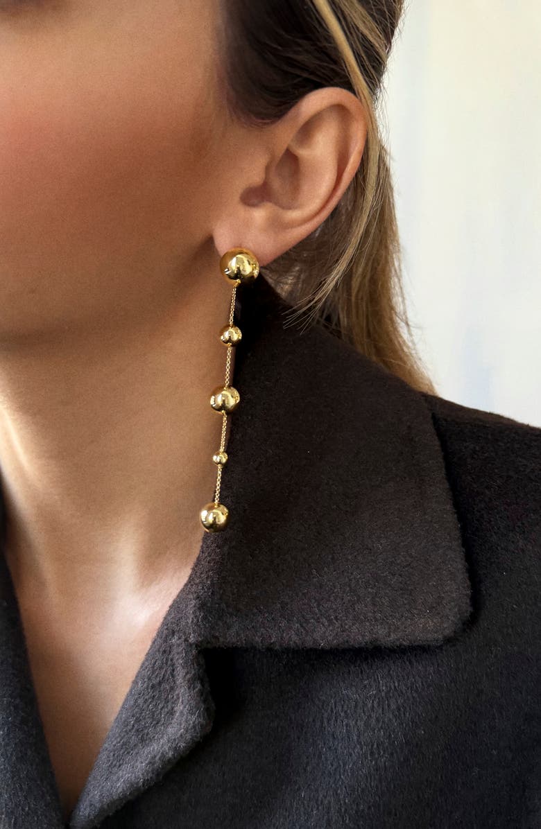 BaubleBar Blair Drop Earrings, Alternate, color, Gold