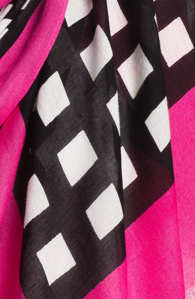 Kate Spade New York 'pop art' scarf, Alternate, color, 