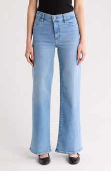 Le Slim Palazzo High Waist Wide Leg Jeans