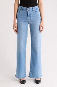 FRAME Le Slim Palazzo High Waist Wide Leg Jeans