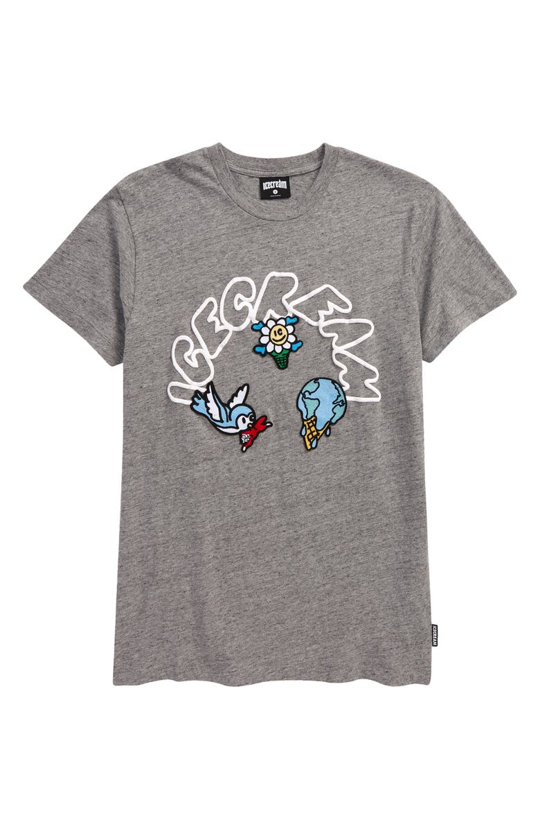 ICECREAM Men's Rising Appliqué Graphic Tee, Alternate, color, 