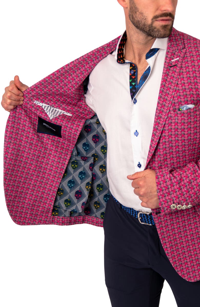 Maceoo Unconstructed Herringbone Blazer, Alternate, color,