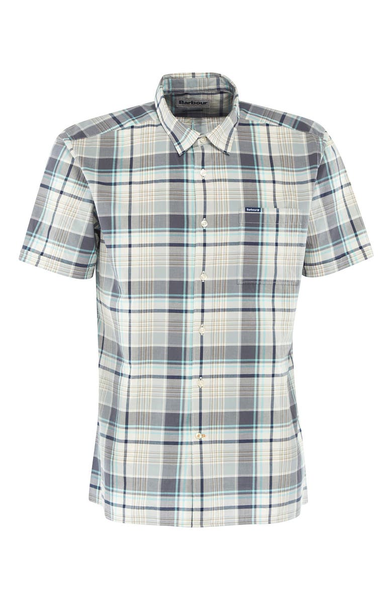 Barbour Embleton Plaid Short Sleeve Cotton Button-Up Shirt, Alternate, color,