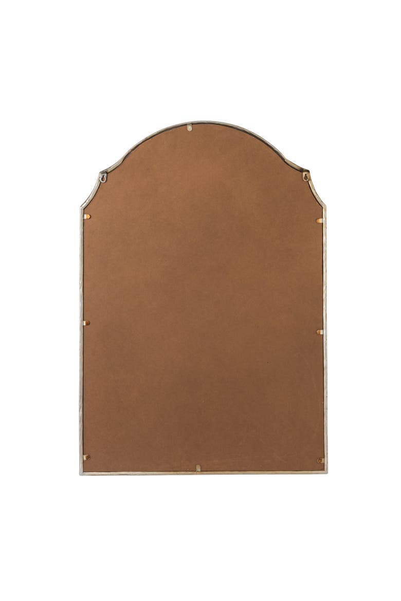 Framed Wall Mirror with Detailed Trim, Alternate, color, Gold