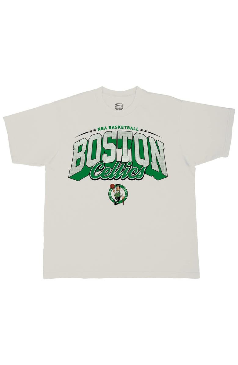 Stadium Essentials Men's Stadium Essentials  Cream Boston Celtics Your Way Oversized Urban T-Shirt, Alternate, color, Cream