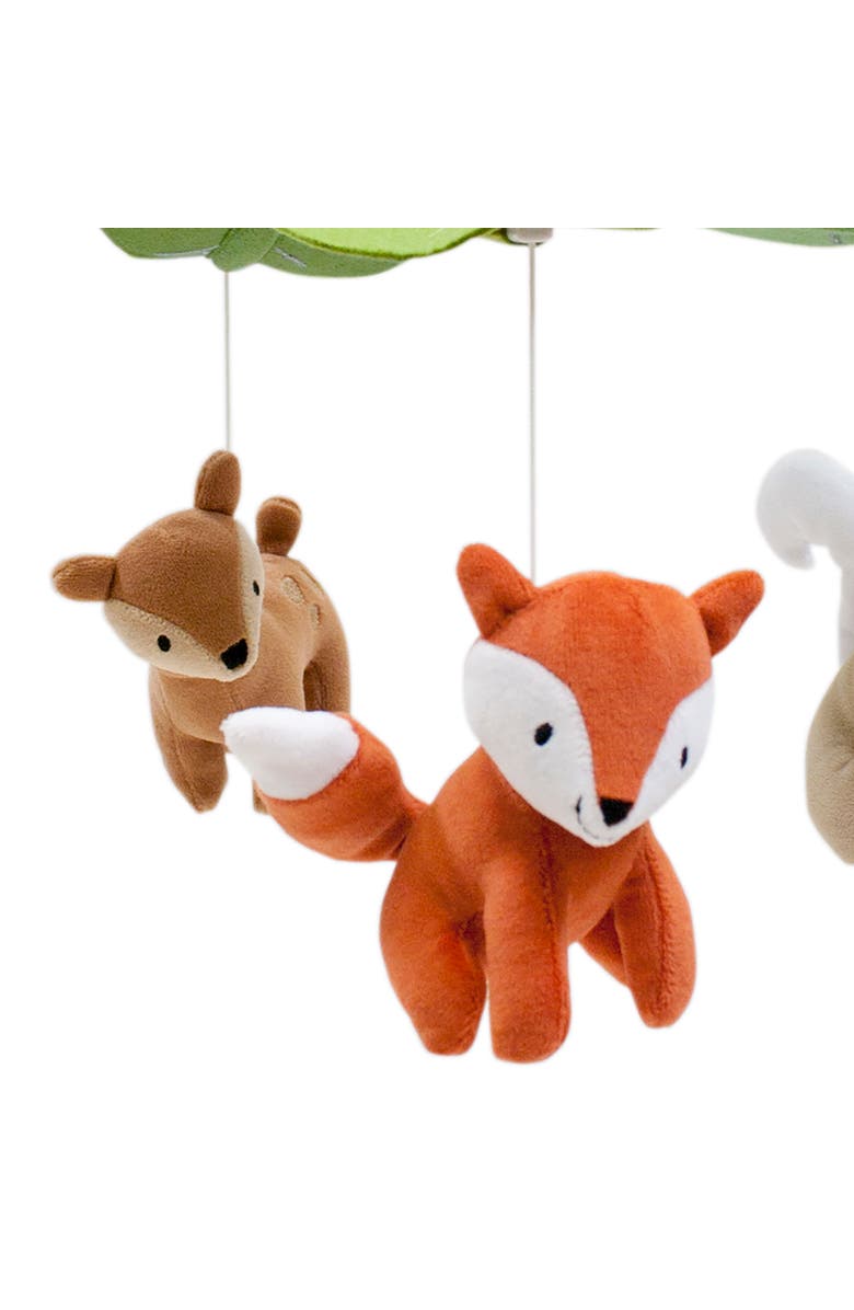 Lambs & Ivy Woodland Tales Forest Animals Musical Baby Crib Mobile, Alternate, color, Multicolor