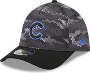 New Era Men's New Era Black Chicago Cubs Camo 39THIRTY A-Frame Flex Hat