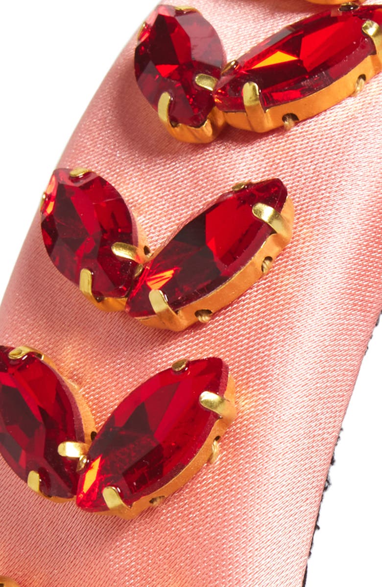 Lele Sadoughi Alice Crystal Wreath Headband, Alternate, color,
