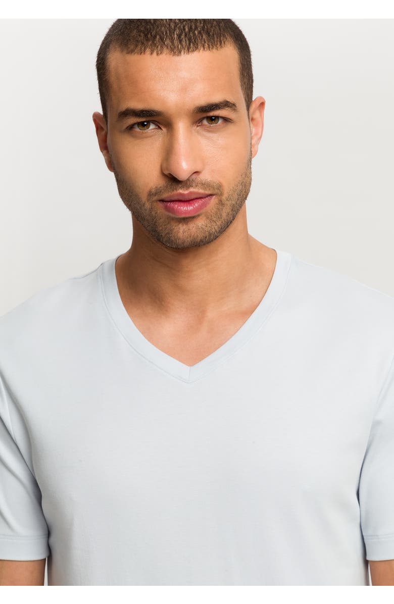 Hanro Night And Day Cotton Pajama Set, Alternate, color, Blue Diamonds