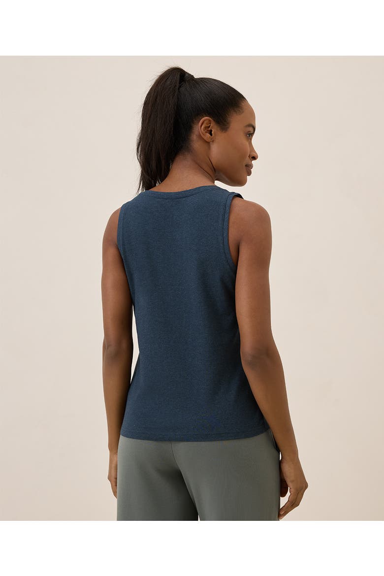 Organic Cotton Luxe Stretch Jersey Tank, Alternate, color, Castor Green