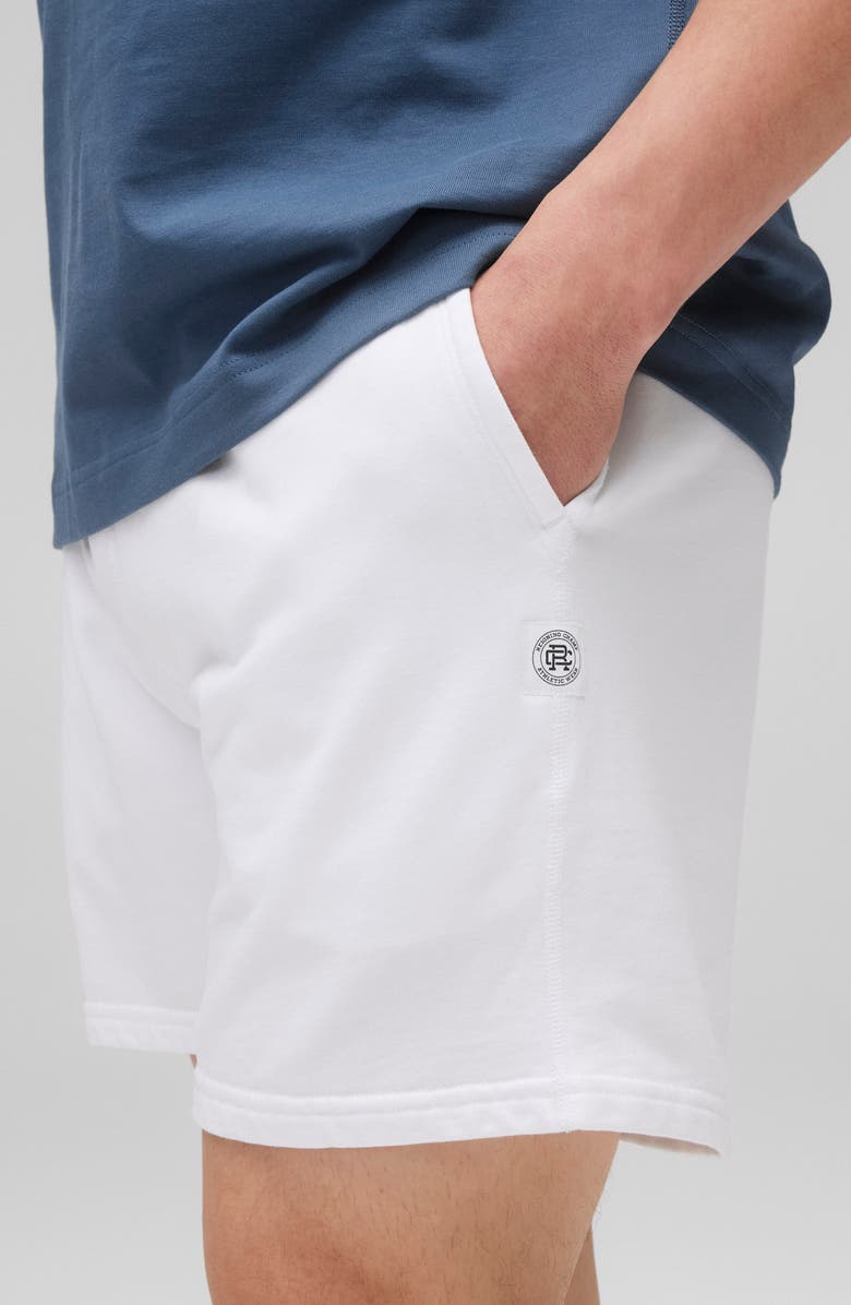Reigning Champ Lightweight Terry Sweatshorts, Alternate, color, White