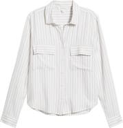 beachlunchlounge Fallon High-Low Button-Up Shirt