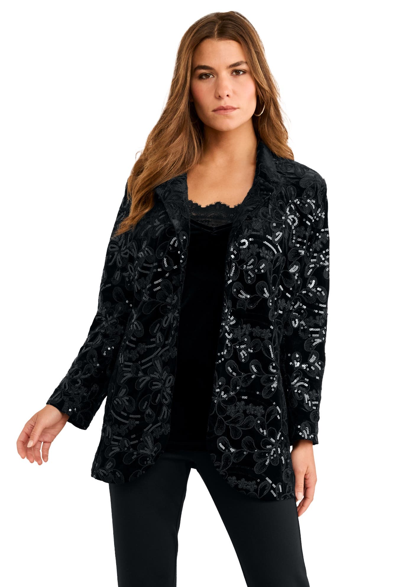 selected BLACK FILIGREE EMBELLISHMENT