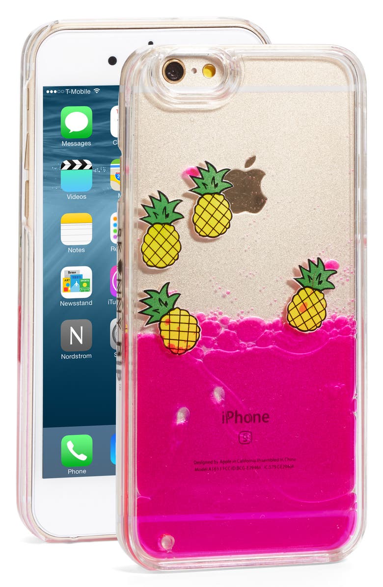 Skinnydip Pineapple Charm iPhone 6/6s Case, Alternate, color,