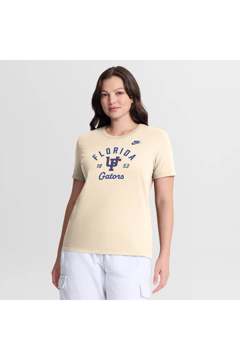 Women's Nike Natural Florida Gators Legacy Team Name T-Shirt, Main, color, Natural