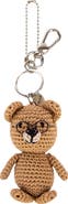 The Sak Yarnicharmz Hand Crochet Dangle - Teddy Bear