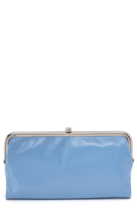 Lauren Leather Double Frame Clutch