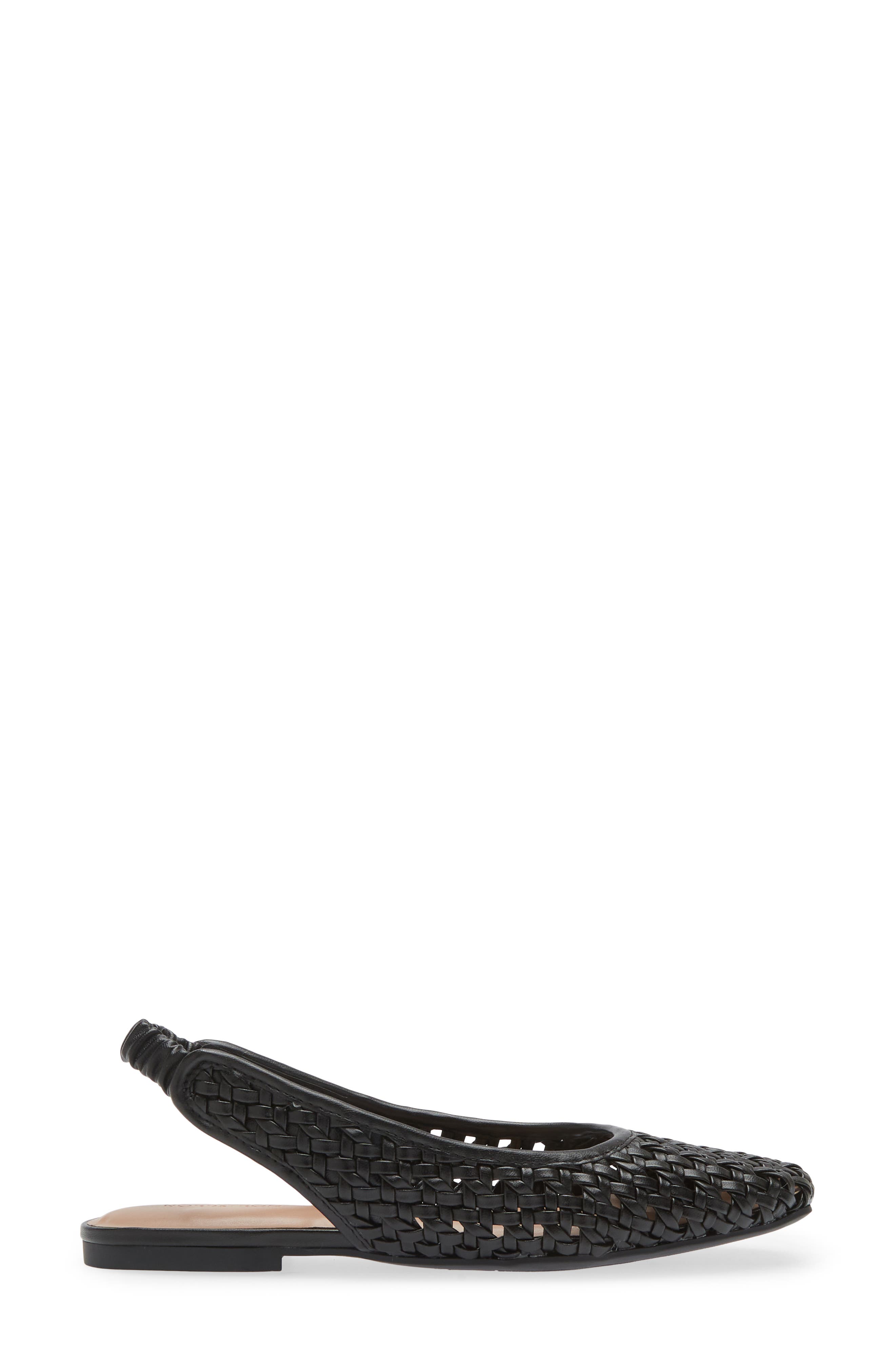 Nordstrom Arabella Woven Slingback Flat, Alternate, color, 