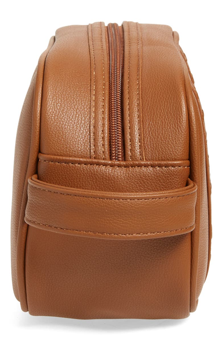 Ted Baker London Vanes Faux Leather Dopp Kit, Alternate, color, 