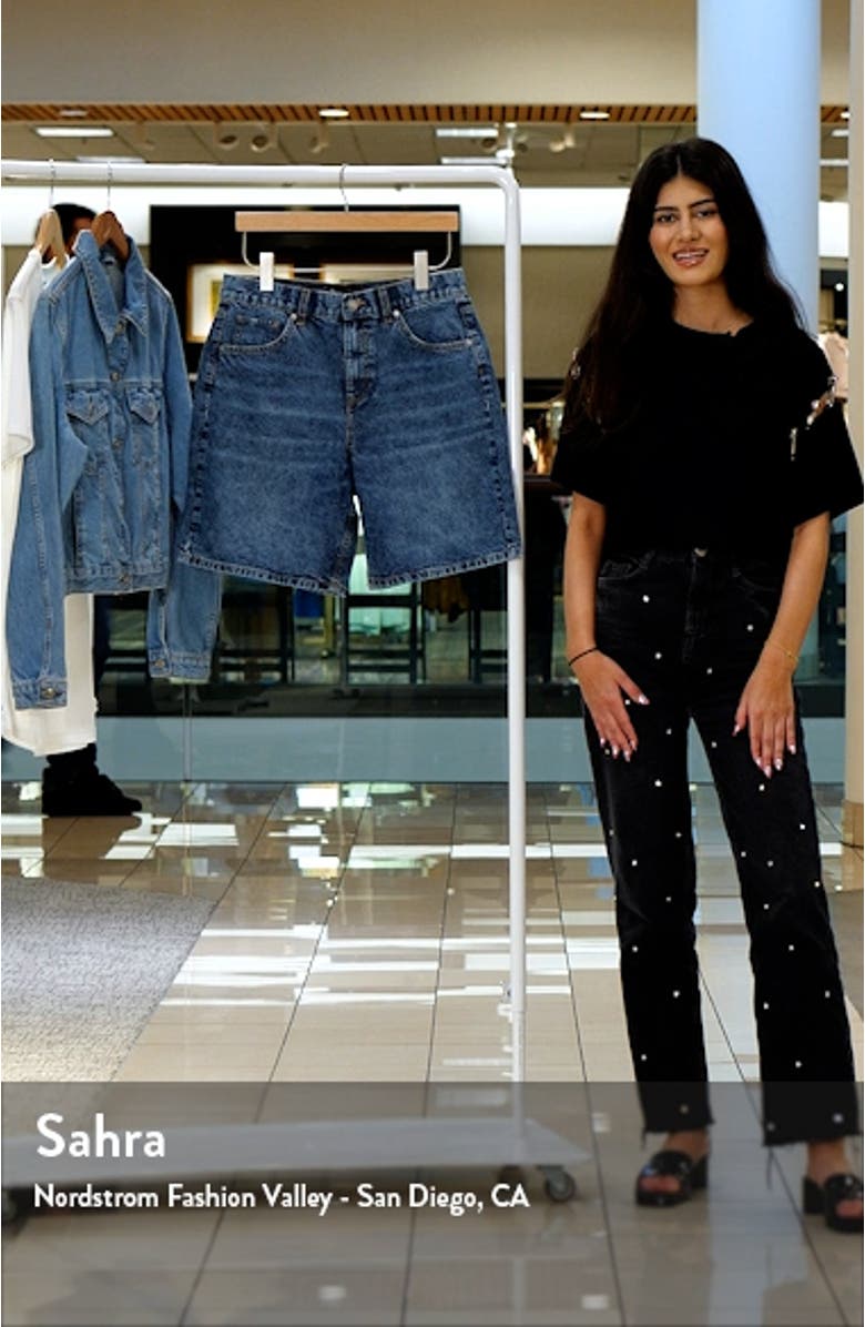 Denim Bermuda Shorts, sales video thumbnail