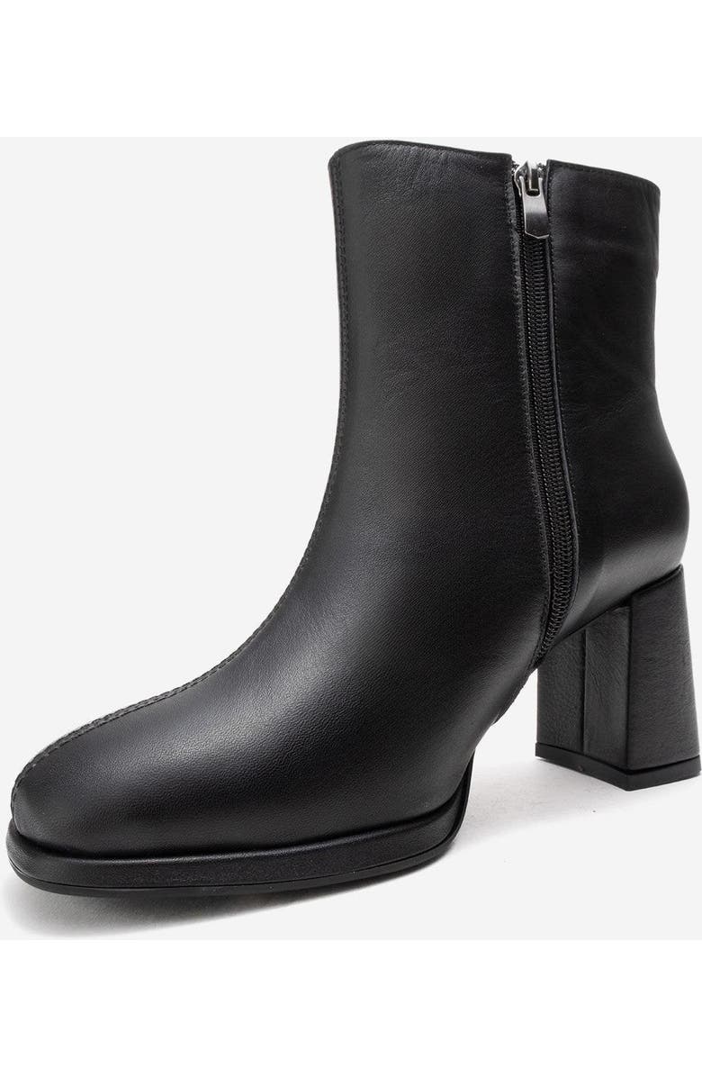 Forever
Always Shoes Napoli Leather Block Heel Boot, Alternate, color, Black