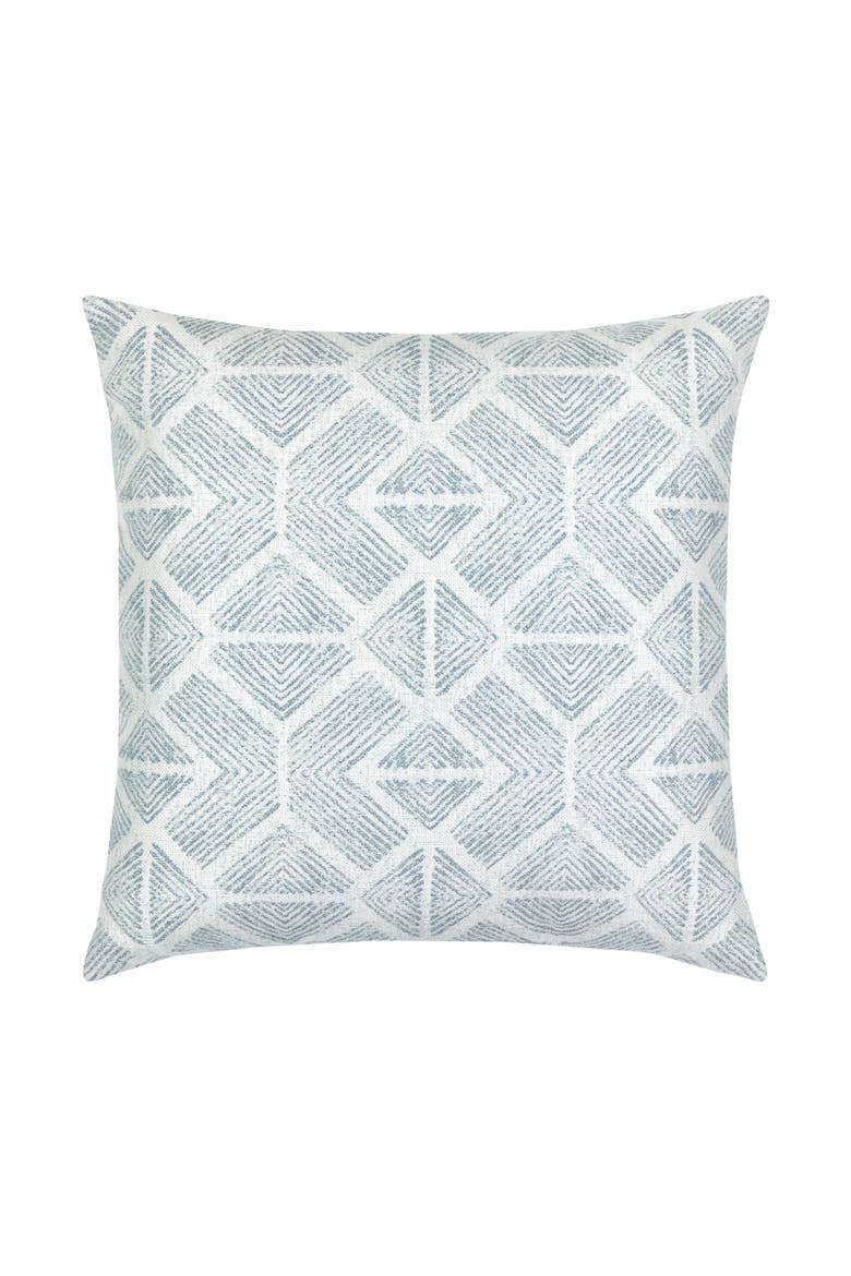 Bakuba Indoor & Outdoor Woven Accent Pillow, Main, color, Stream