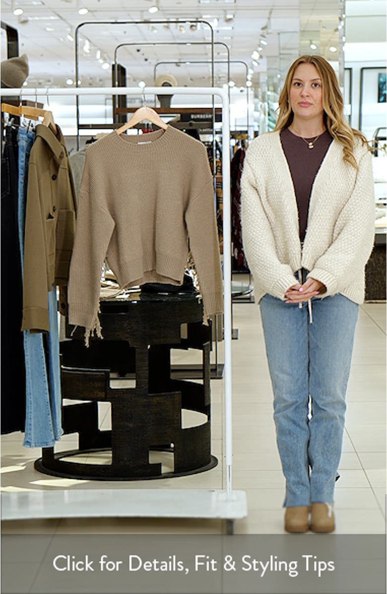 Fringe Accent Sweater, sales video thumbnail