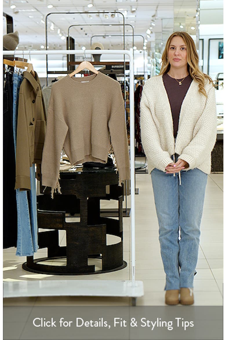 Fringe Accent Sweater video